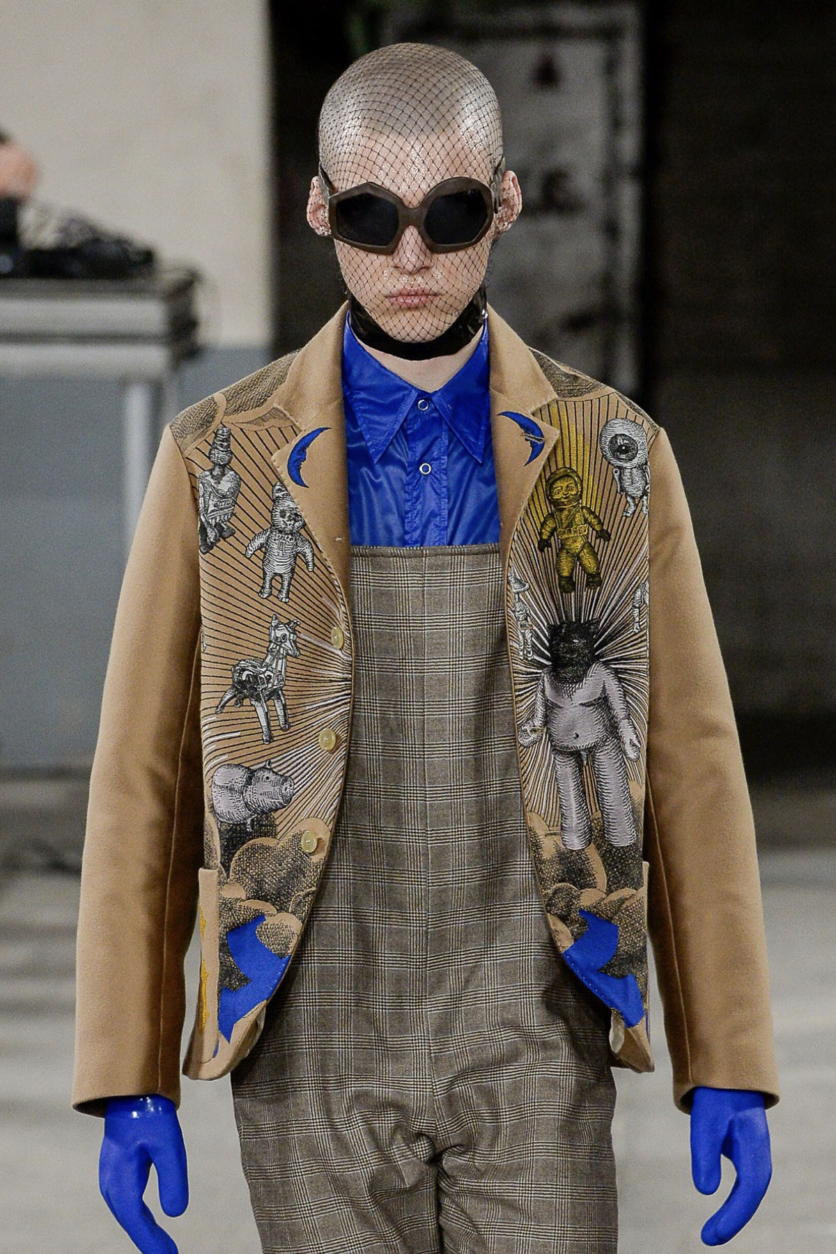 FAKBYFAK x Walter Van Beirendonck Couture sunglasses Thunder Sunglasses. Brown Code: 09/12/02