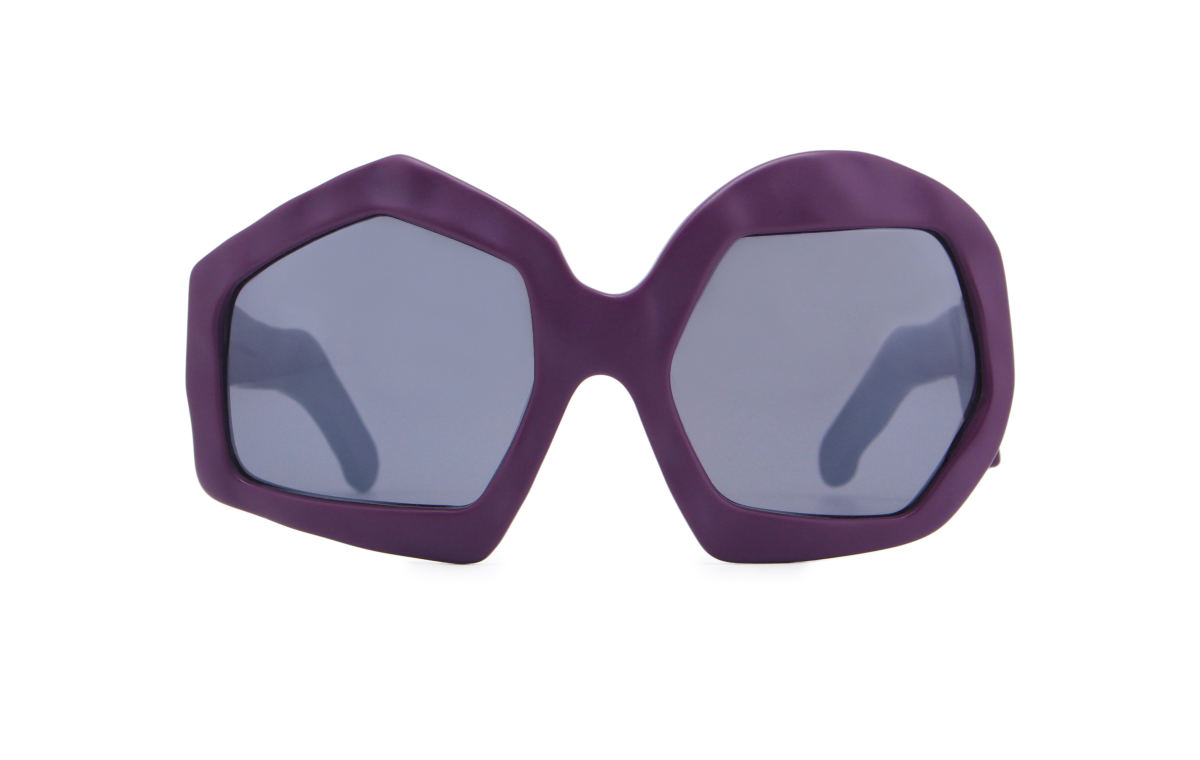 FAKBYFAK x Walter Van Beirendonck Couture sunglasses Thunder Sunglasses. Purple Code: 09/12/03