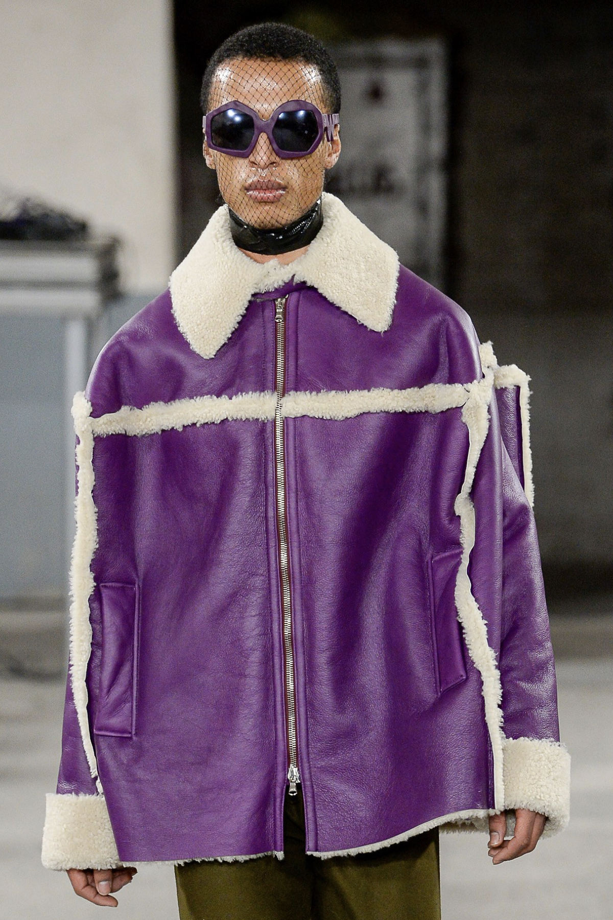 FAKBYFAK x Walter Van Beirendonck Couture sunglasses Thunder Sunglasses. Purple Code: 09/12/03