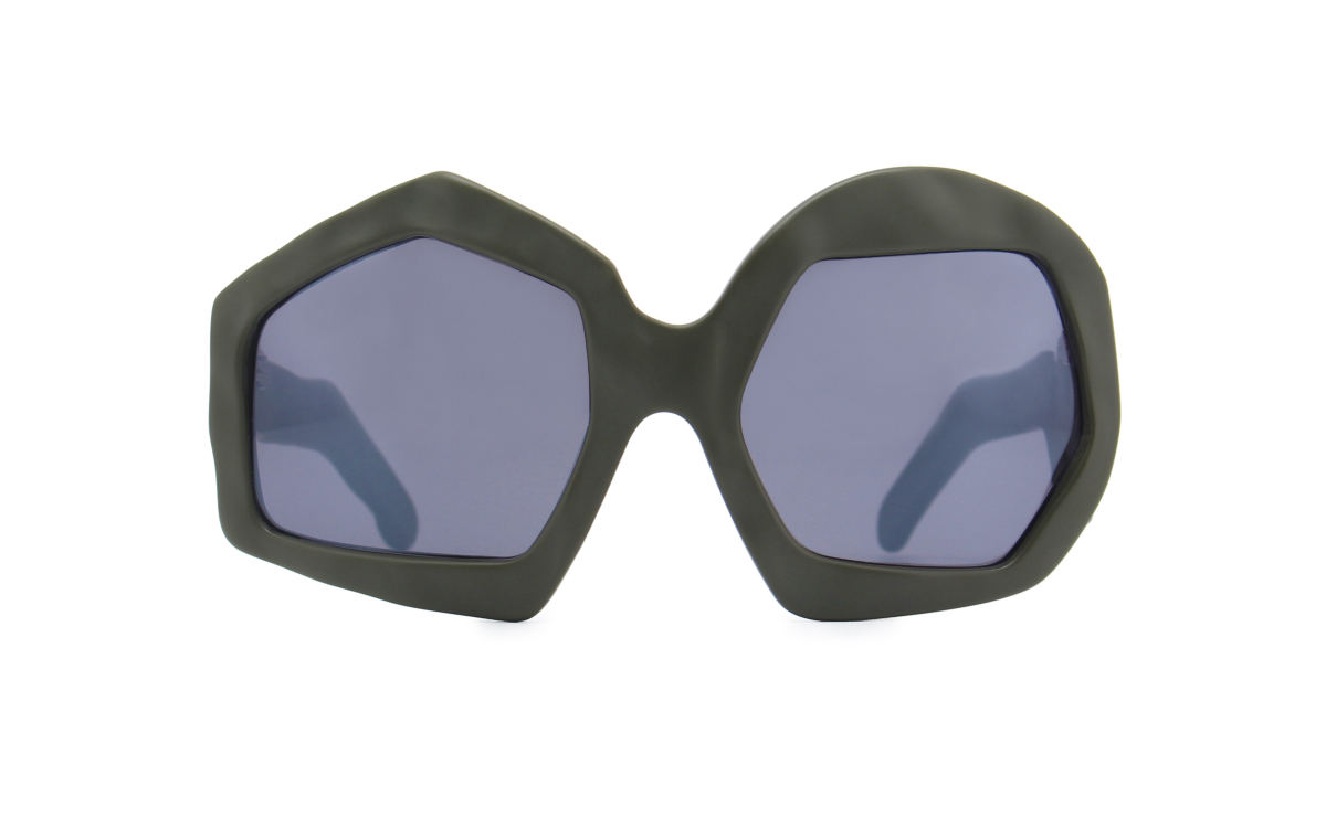 FAKBYFAK x Walter Van Beirendonck Couture sunglasses Thunder Sunglasses. Military Green Code: 09/12/04