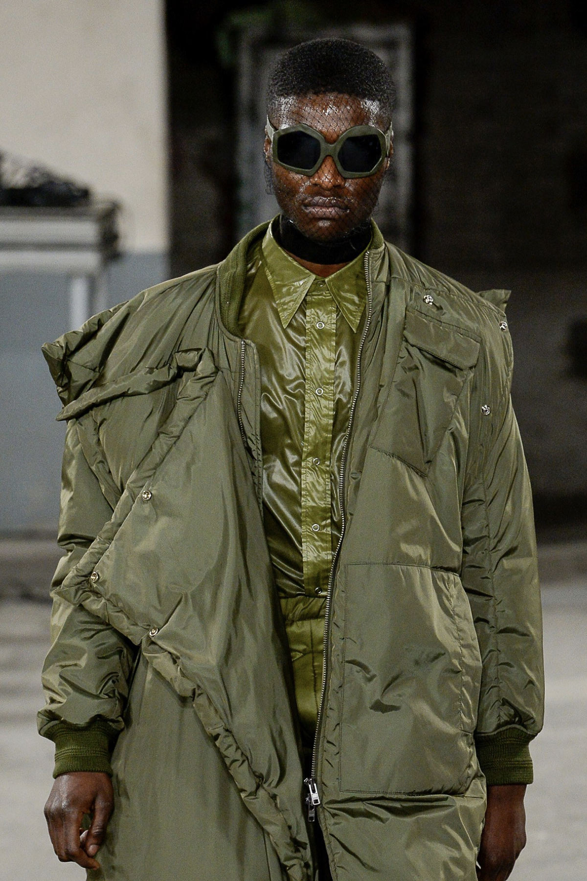 FAKBYFAK x Walter Van Beirendonck Couture sunglasses Thunder Sunglasses. Military Green Code: 09/12/04