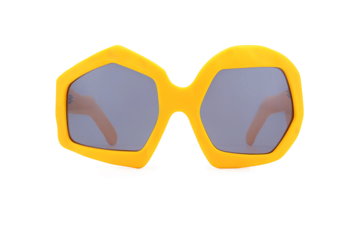 FAKBYFAK x Walter Van Beirendonck Couture sunglasses Thunder Sunglasses. Zinnia Orange Code: 09/12/06