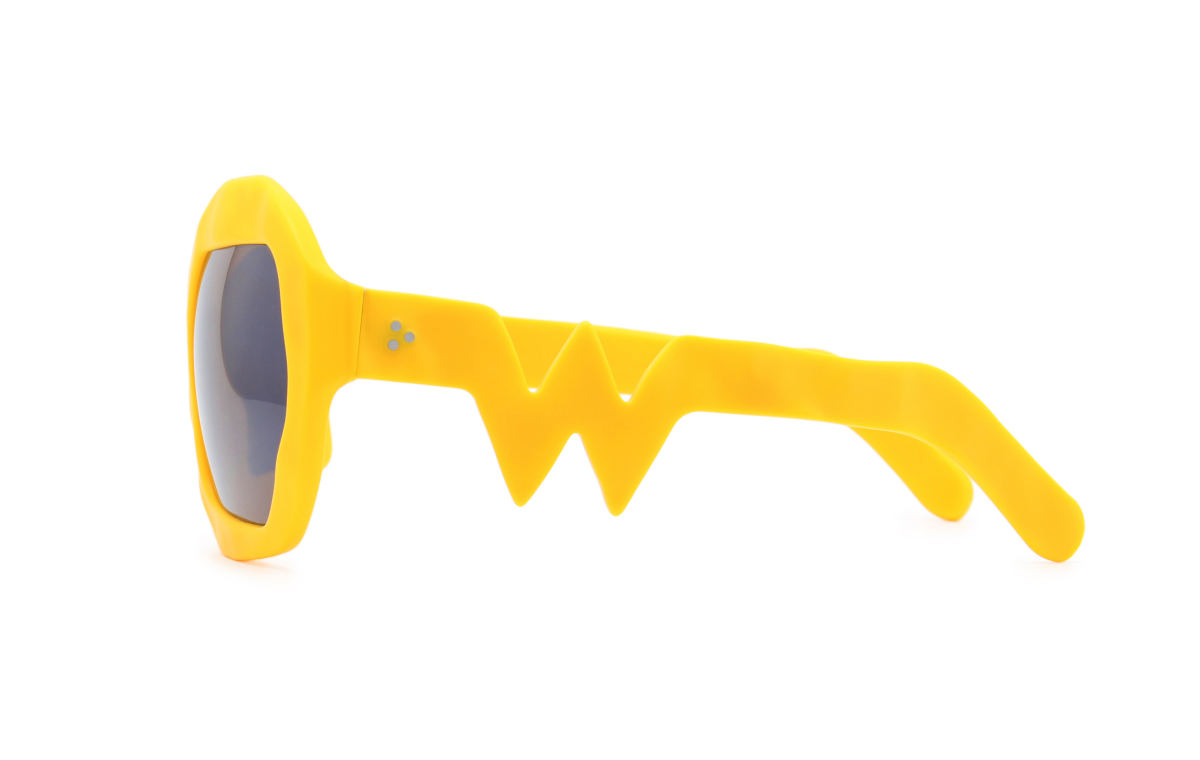 FAKBYFAK x Walter Van Beirendonck Couture sunglasses Thunder Sunglasses. Zinnia Orange Code: 09/12/06