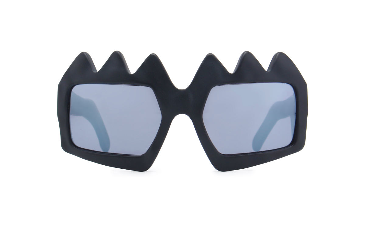 FAKBYFAK x Walter Van Beirendonck Couture sunglasses Bliksem Sunglasses. Black Code: 09/13/01