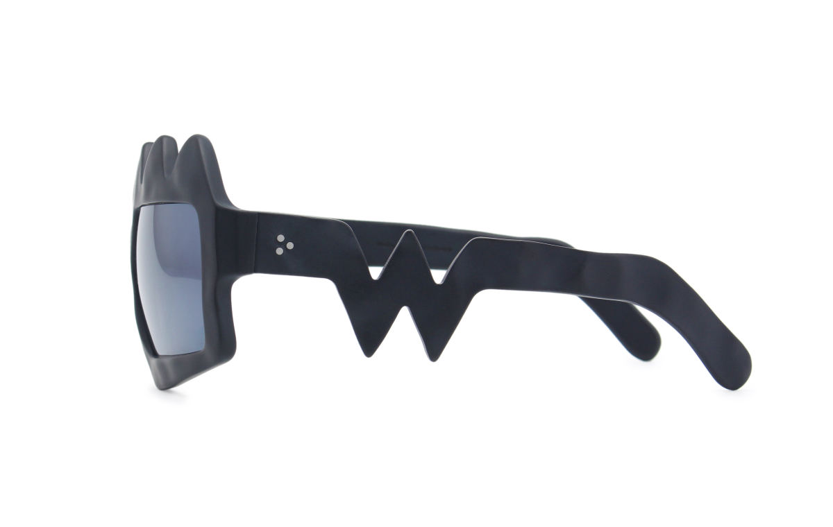FAKBYFAK x Walter Van Beirendonck Couture sunglasses Bliksem Sunglasses. Black Code: 09/13/01