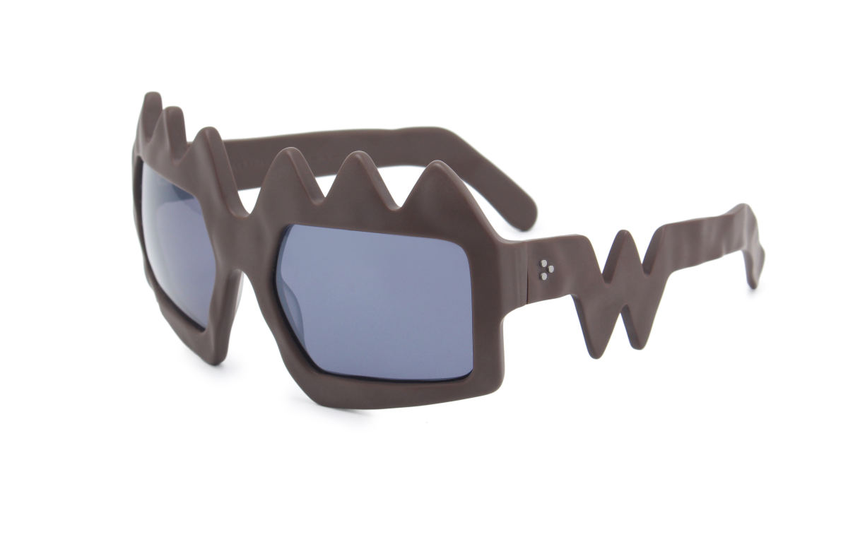 FAKBYFAK x Walter Van Beirendonck Couture sunglasses Bliksem Sunglasses. Brown Code: 09/13/02