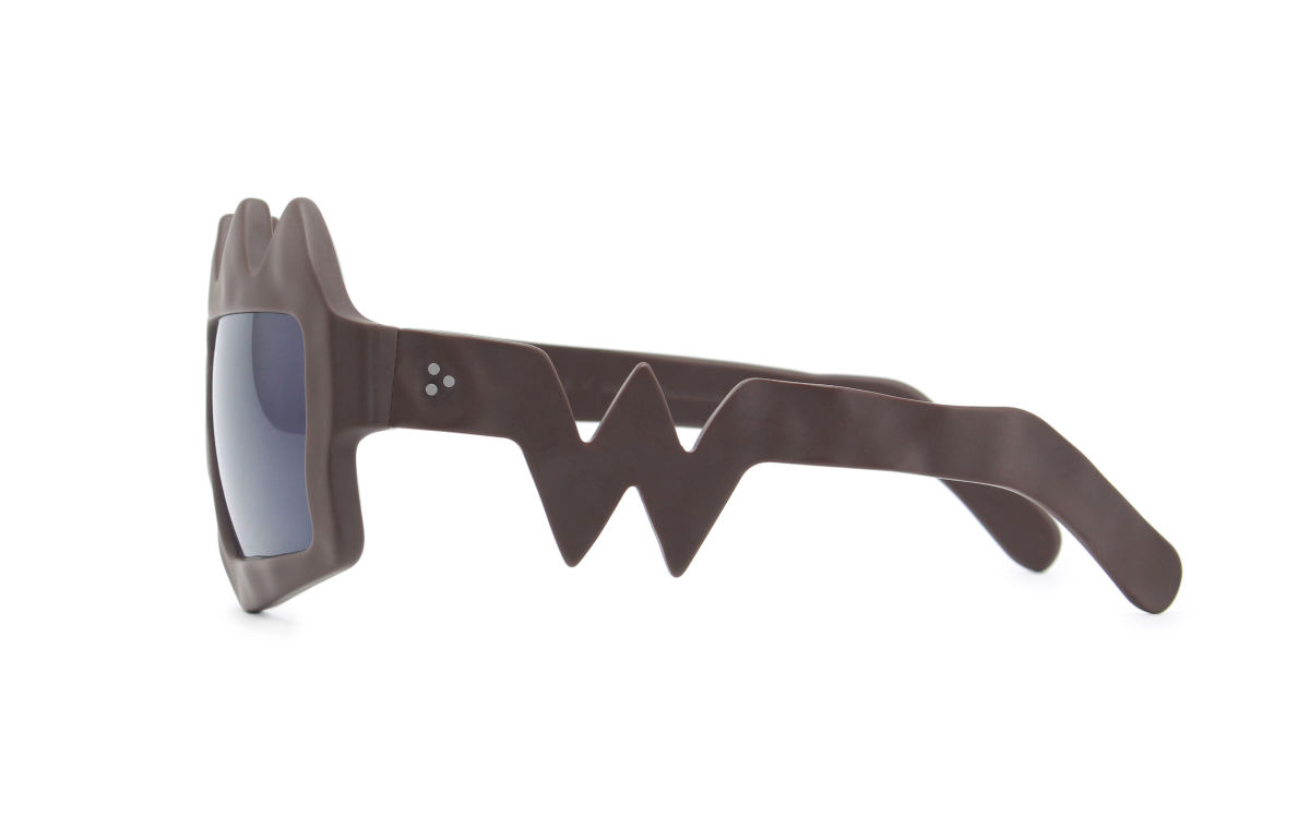 FAKBYFAK x Walter Van Beirendonck Couture sunglasses Bliksem Sunglasses. Brown Code: 09/13/02