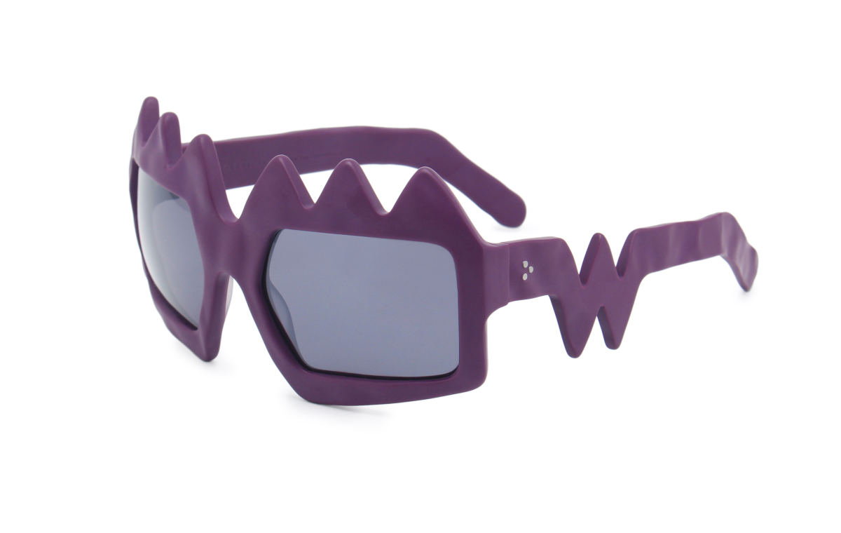 FAKBYFAK x Walter Van Beirendonck Couture sunglasses Bliksem Sunglasses. Purple Code: 09/13/03
