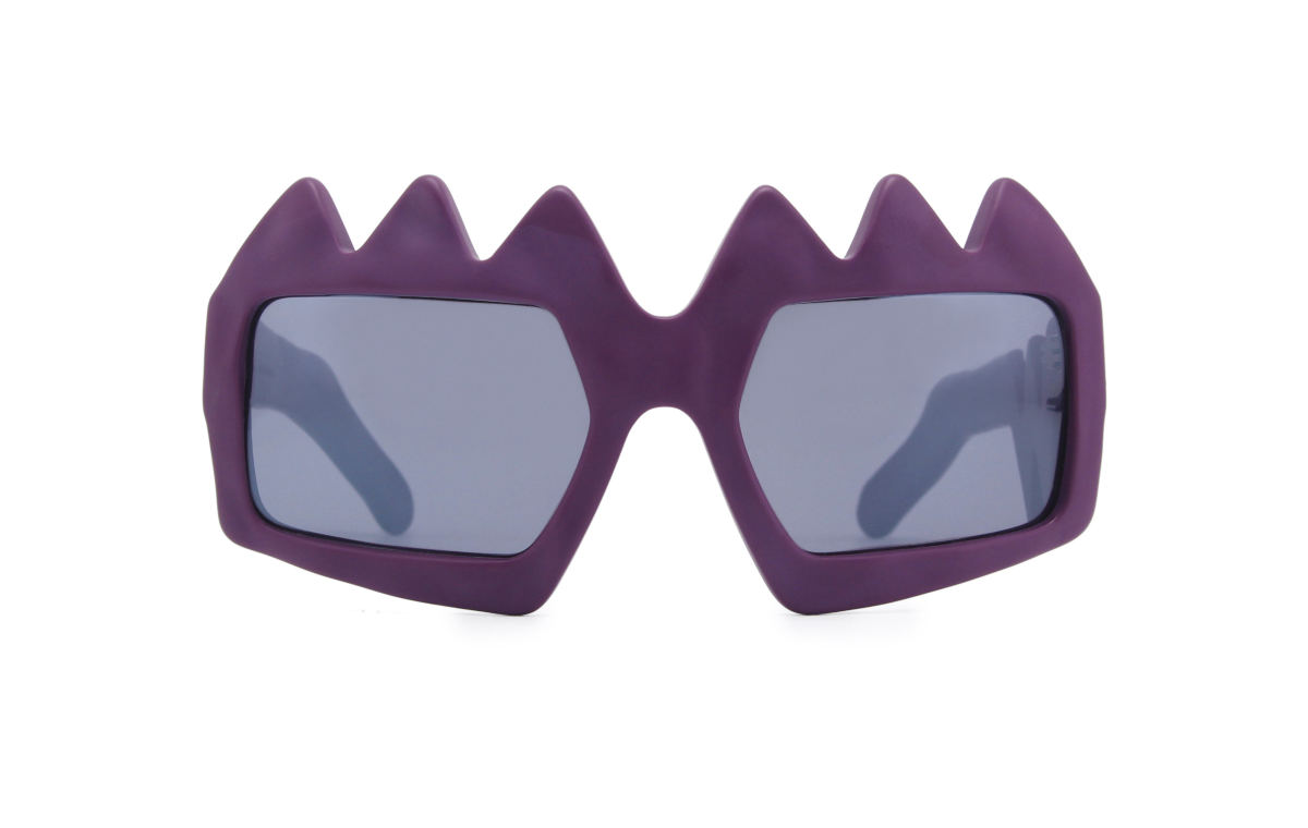FAKBYFAK x Walter Van Beirendonck Couture sunglasses Bliksem Sunglasses. Purple Code: 09/13/03