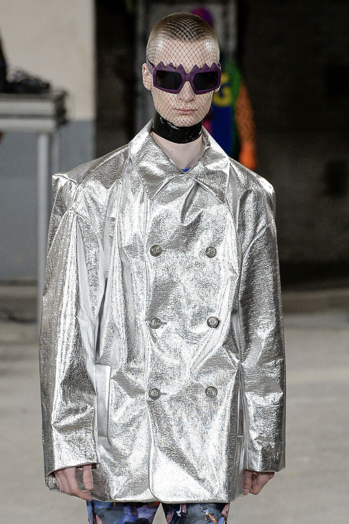 FAKBYFAK x Walter Van Beirendonck Couture sunglasses Bliksem Sunglasses. Purple Code: 09/13/03