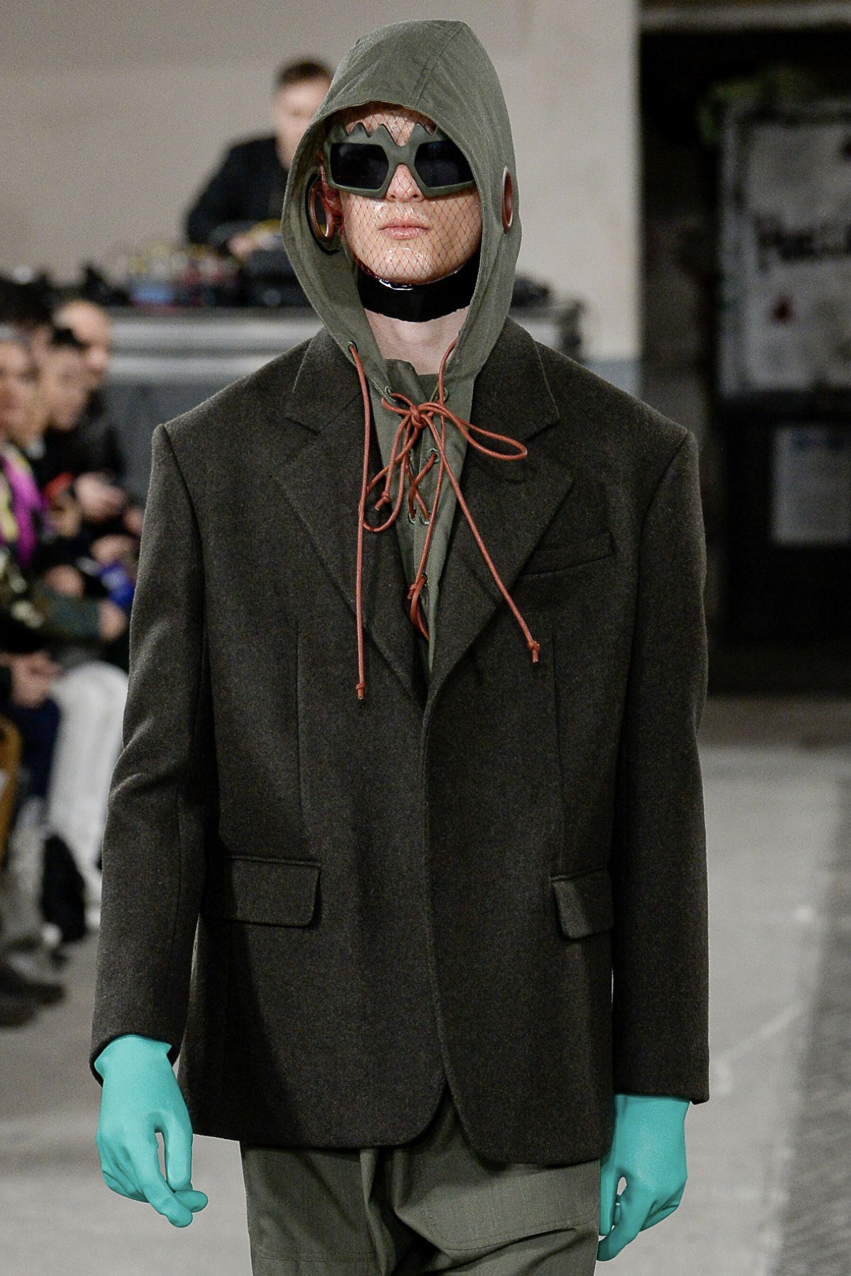 FAKBYFAK x Walter Van Beirendonck Couture sunglasses Bliksem Sunglasses. Military Green Code: 09/13/04
