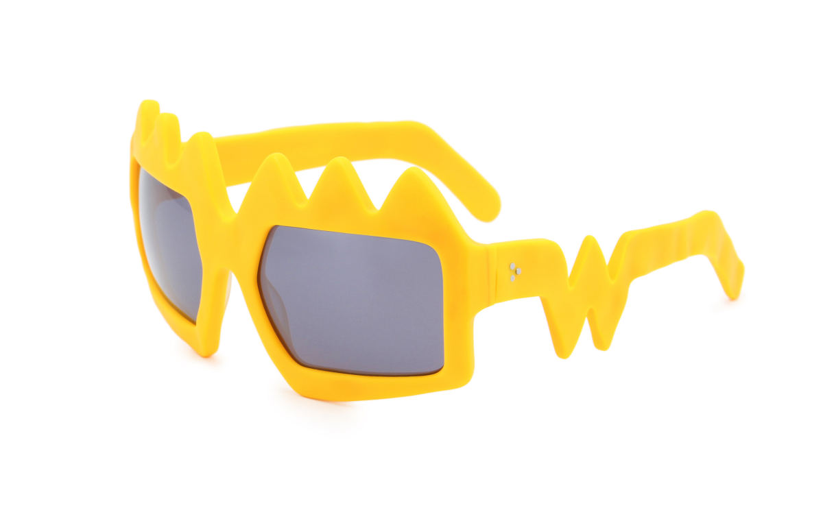 FAKBYFAK x Walter Van Beirendonck Couture sunglasses Bliksem Sunglasses. Zinnia Orange Code: 09/13/06