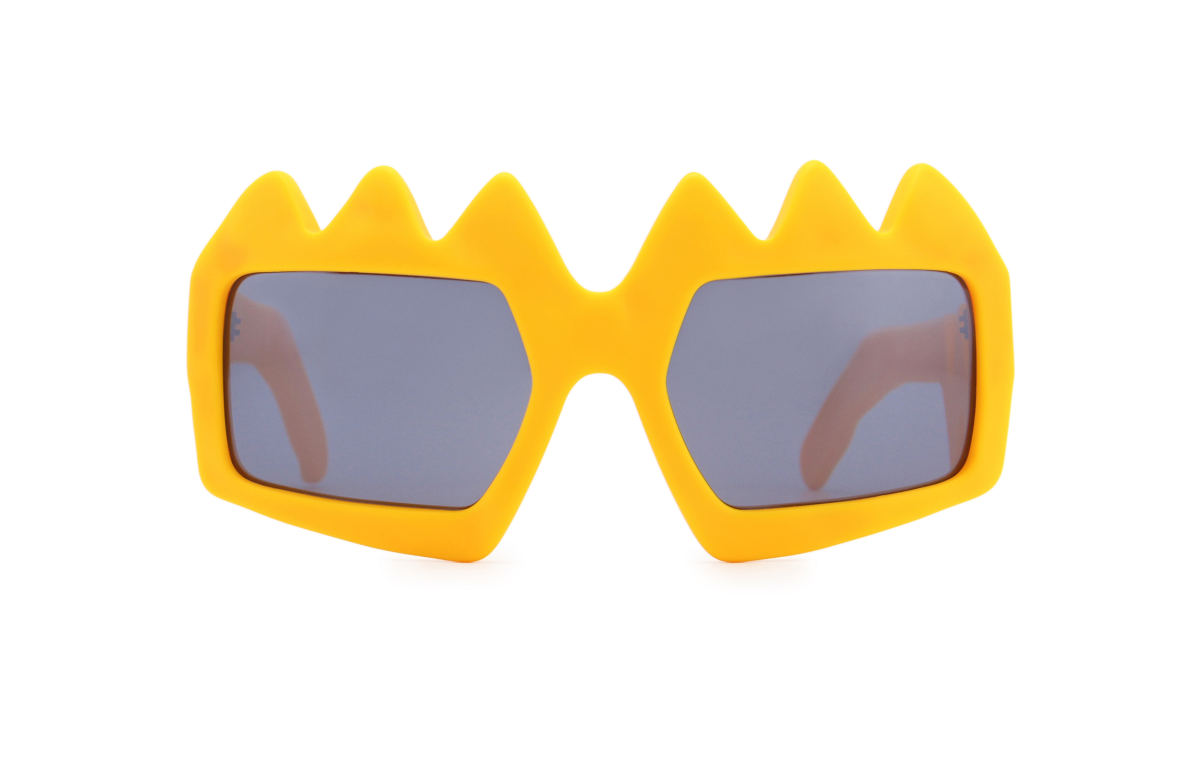FAKBYFAK x Walter Van Beirendonck Couture sunglasses Bliksem Sunglasses. Zinnia Orange Code: 09/13/06