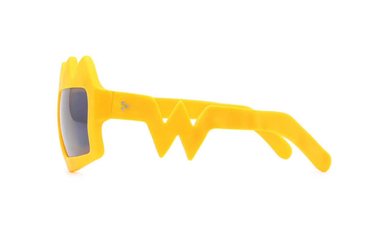 FAKBYFAK x Walter Van Beirendonck Couture sunglasses Bliksem Sunglasses. Zinnia Orange Code: 09/13/06