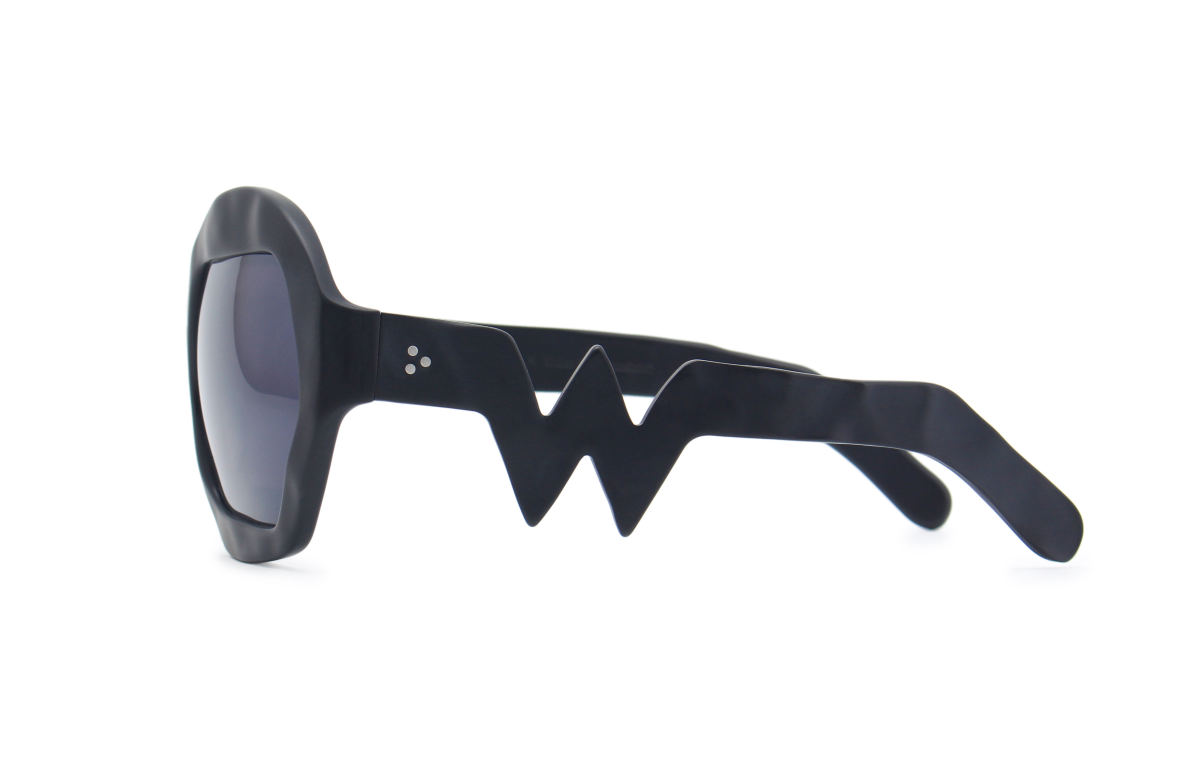 FAKBYFAK x Walter Van Beirendonck Couture sunglasses Donder Sunglasses. Black Code: 09/14/01
