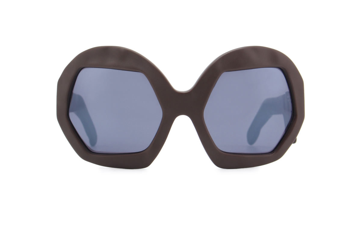 FAKBYFAK x Walter Van Beirendonck Couture sunglasses Donder Sunglasses. Brown Code: 09/14/02