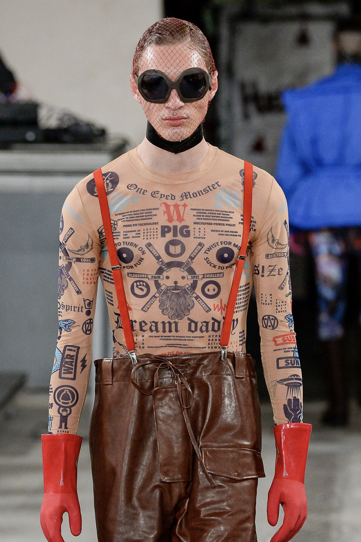 FAKBYFAK x Walter Van Beirendonck Couture sunglasses Donder Sunglasses. Brown Code: 09/14/02