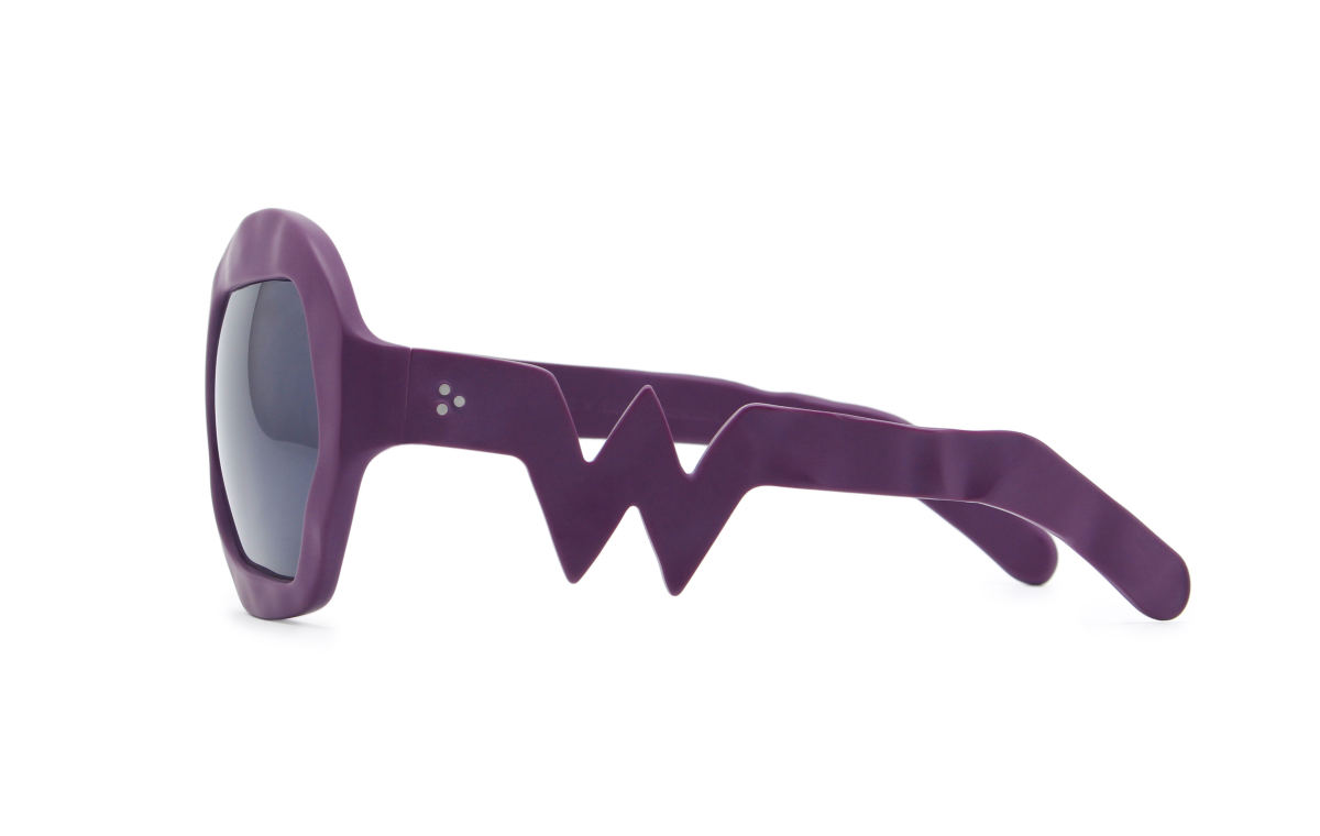 FAKBYFAK x Walter Van Beirendonck Couture sunglasses Donder Sunglasses. Purple Code: 09/14/03