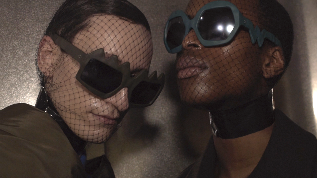 FAKBYFAK x Walter Van Beirendonck Couture sunglasses Donder Sunglasses. Petrol Green Code: 09/14/05