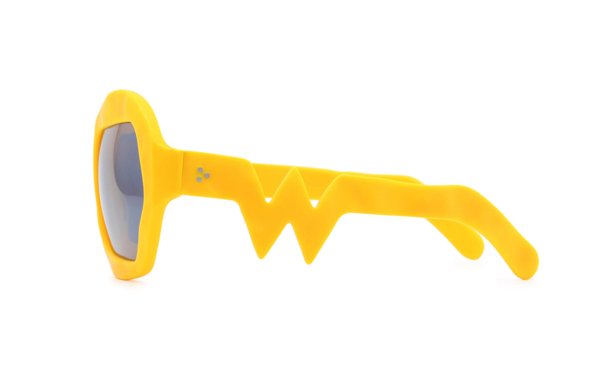 FAKBYFAK x Walter Van Beirendonck Couture sunglasses Donder Sunglasses. Zinnia Orange Code: 09/14/06