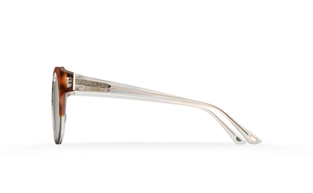 FAKBYFAK Designer glasses Orphium Model 1. Optic. Crystal & Orphic Havana Code: 18/01/04