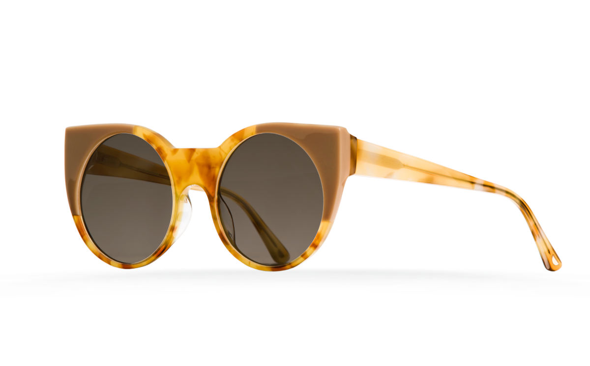 FAKBYFAK Designer sunglasses Orphium Model 1. Sun. Misty Tobacco & Beige Brown Code: 18/01/11