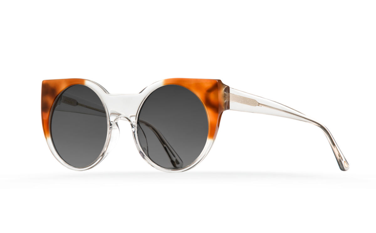 FAKBYFAK Designer sunglasses Orphium Model 1. Sun. Crystal & Orphic Havana Code: 18/01/14