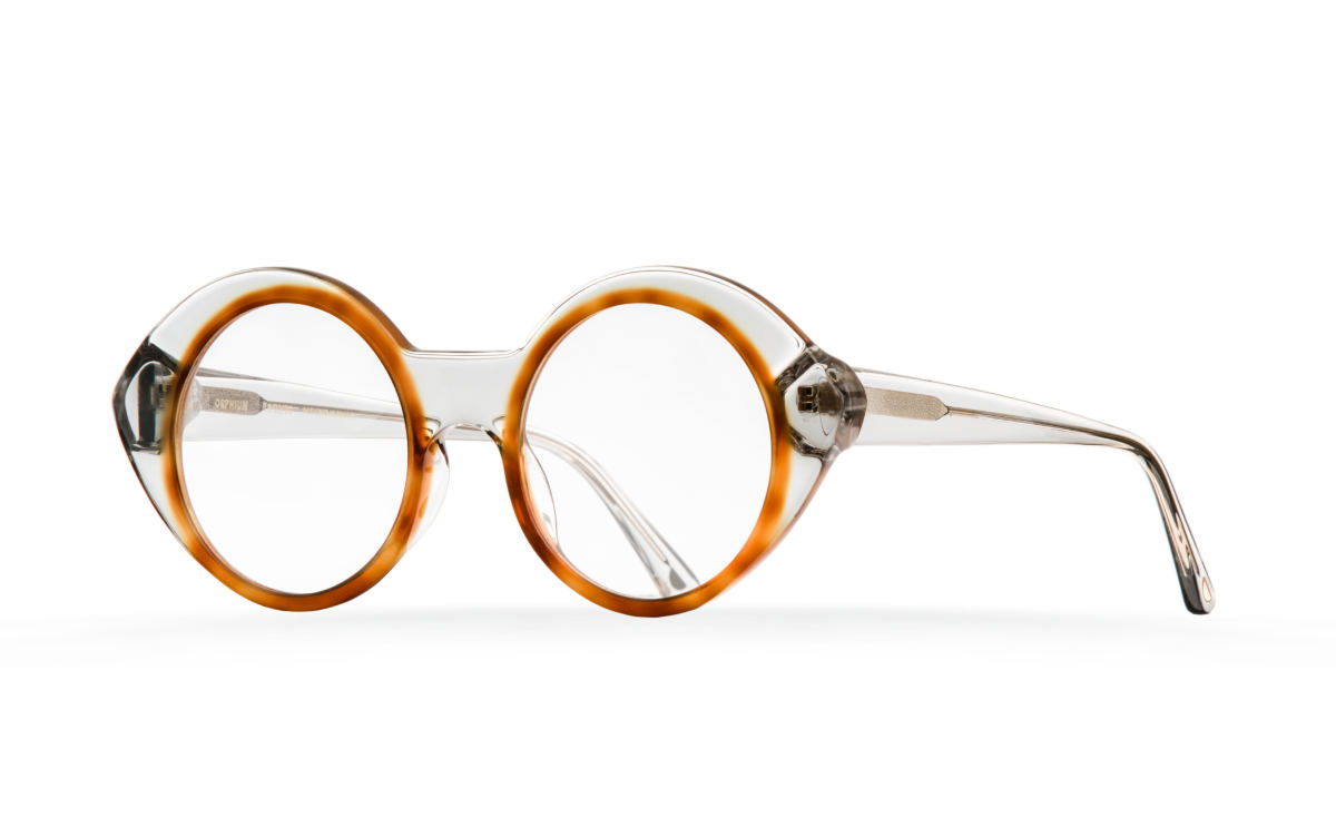 FAKBYFAK Designer glasses Orphium Model 2. Optic. Crystal & Orphic Havana Code: 18/02/04