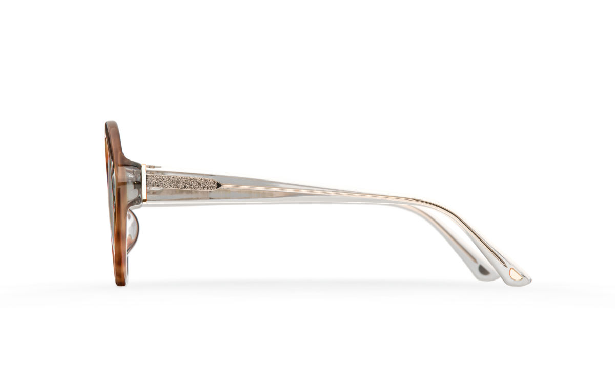 FAKBYFAK Designer glasses Orphium Model 2. Optic. Crystal & Orphic Havana Code: 18/02/04