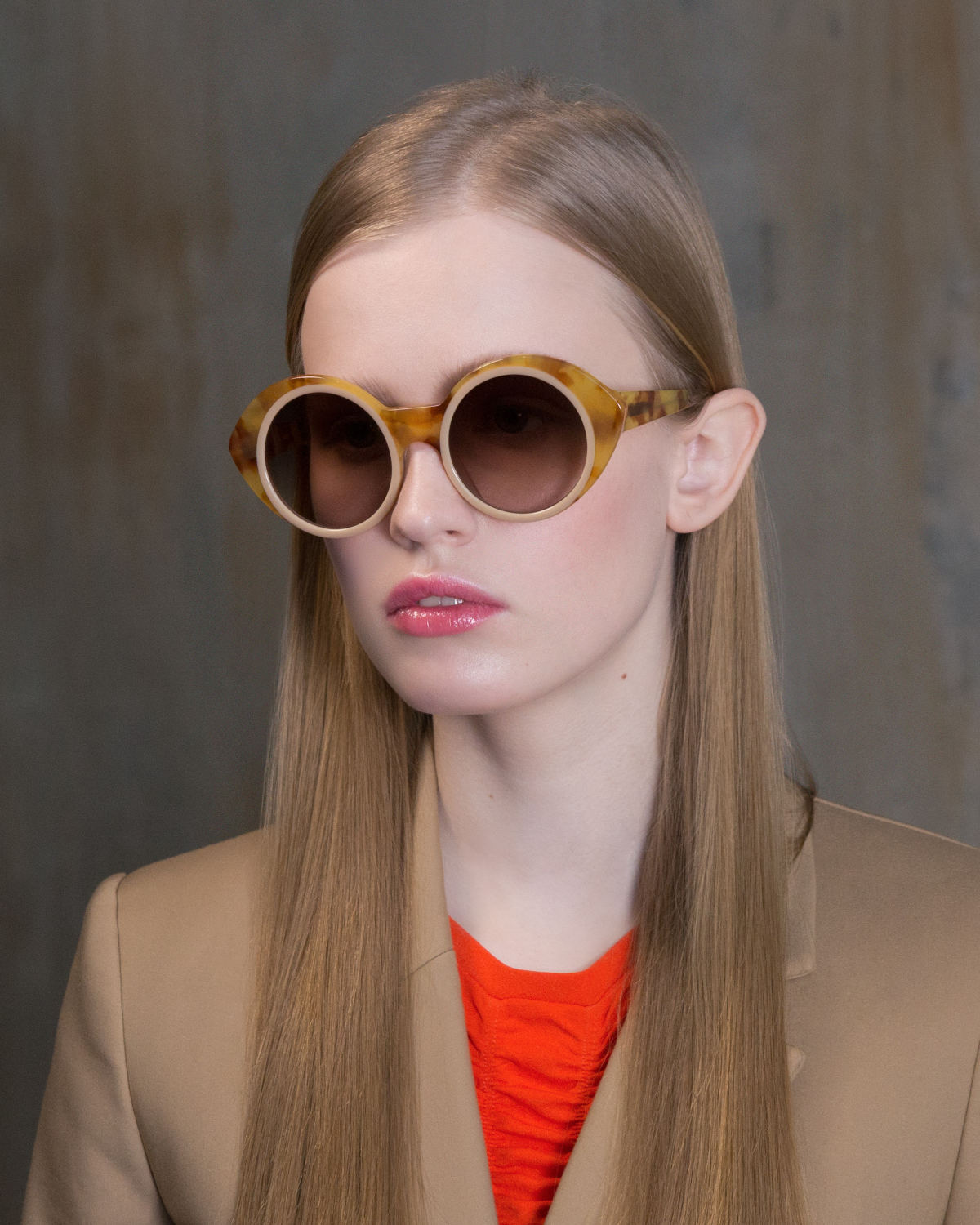 FAKBYFAK Designer sunglasses Orphium Model 2. Sun. Misty Tobacco & Beige Brown Code: 18/02/11