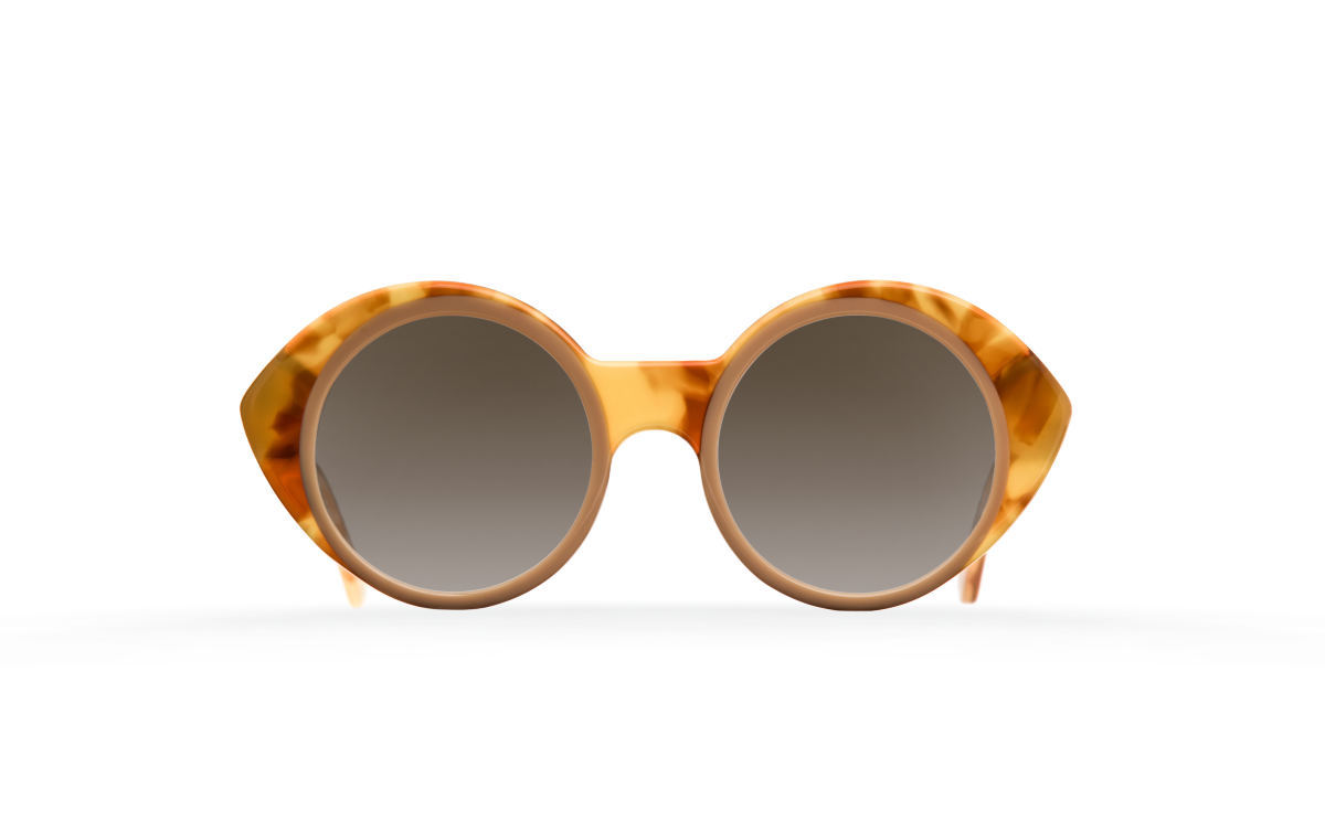 FAKBYFAK Designer sunglasses Orphium Model 2. Sun. Misty Tobacco & Beige Brown Code: 18/02/11